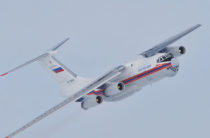 Самолет Ил-76 МЧС прилетел на тушение пожара