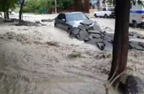 Потоп: утро в Туапсе (видео)
