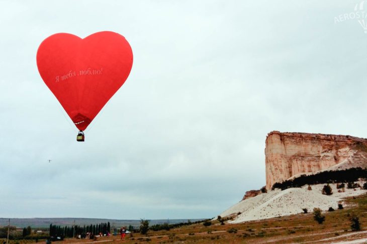 Ознакомительный полет на воздушном шаре Сердце (2 человека)