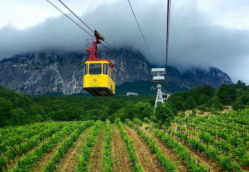 Гора ай Петри в Крыму канатная дорога